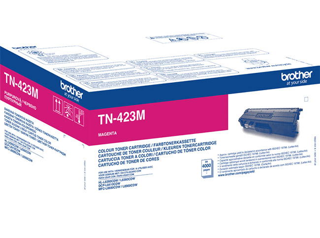 BROTHER TN-423M MAGENTA LASERVÄRIKASETTI - Brother-laservärit - 4977766771696 - 1