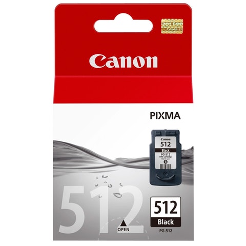 CANON PG-512 MUSTA VÄRIPATRUUNA - Canon-mustesuihkuvärit - 8714574523286 - 1