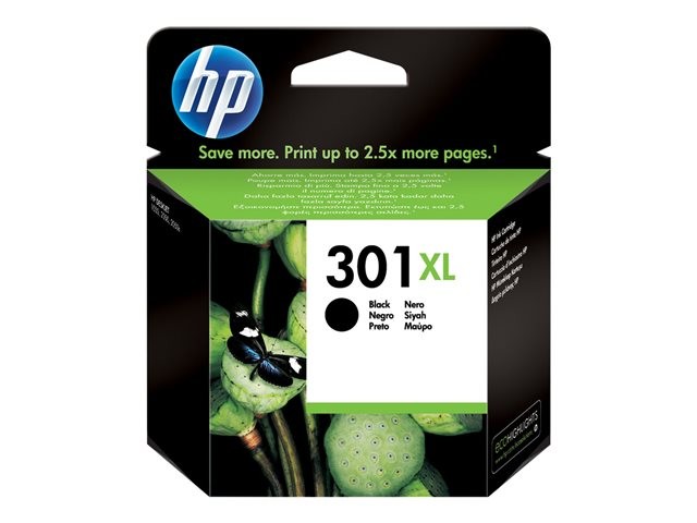 HP 301XL MUSTA VÄRIPATRUUNA - HP-mustesuihkuvärit - 884962894446 - 1