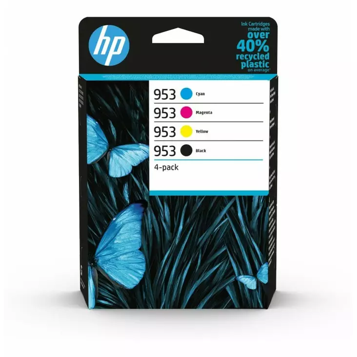 HP 953 CMYK NELIVÄRIPAKKAUS - HP-mustesuihkuvärit - 195122352196 - 1