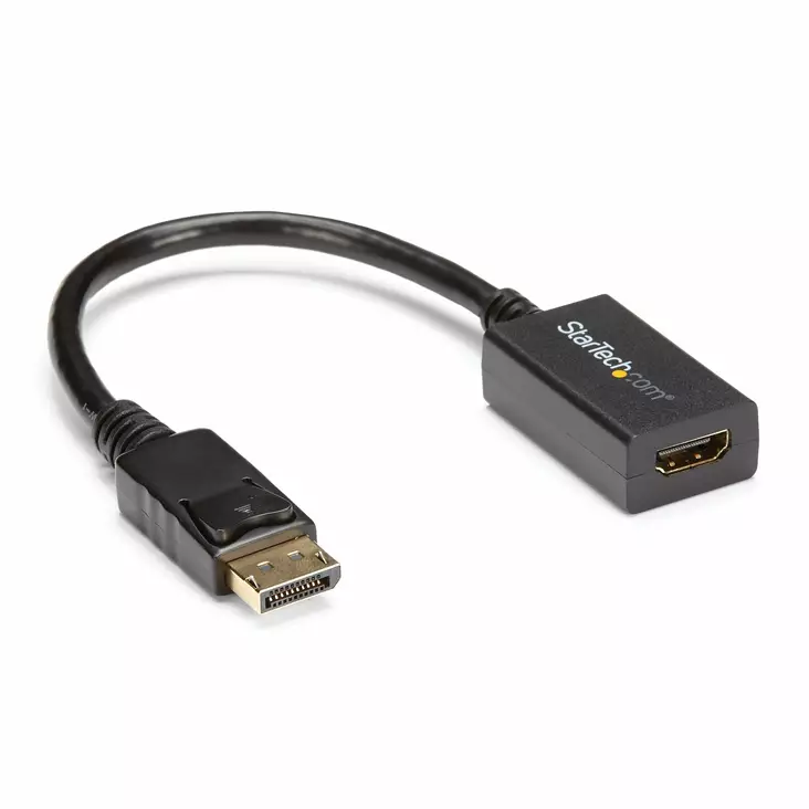 STARTECH DISPLAYPORT-HDMI ADAPTERI 0.21M - Adapterit ja jakajat - 065030836876 - 1