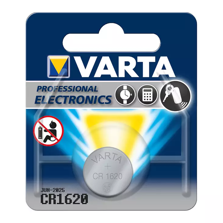 VARTA CR1620 NAPPIPARISTO - Paristot ja akkuparistot - 4008496276936 - 1