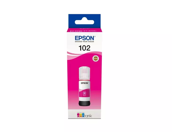EPSON 102 ECOTANK MAGENTA MUSTEPULLO - Epson-mustesuihkuvärit - 8715946643366 - 1