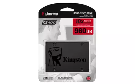 KINGSTON A400 960GB SATA3 2.5" SSD-LEVY - Sisäiset kiintolevyt ja SSD - 740617277357 - 2