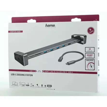 HAMA 9-IN-1 USB-C TELAKOINTIASEMA - Telakat - 4047443436757 - 2