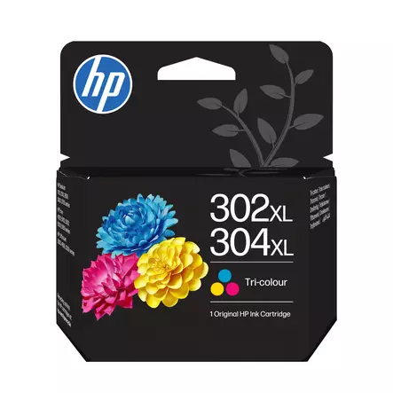 HP 302XL / 304XL KOLMIVÄRIPATRUUNA - HP-mustesuihkuvärit - 199764139627 - 1