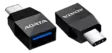 ADATA USB-A - USB-C ADAPTERI, MUSTA - Adapterit ja jakajat - 4712366969087 - 1