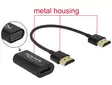 DELOCK HDMI-VGA-ADAPTERI 15 CM - Adapterit ja jakajat - 4043619656677 - 1