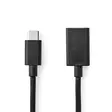 NEDIS USB-C - USB-A ADAPTERI, 15 CM - Adapterit ja jakajat - 5412810289127 - 1