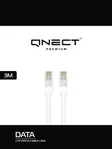 QNECT CAT6 VERKKOKAAPELI, 3M - Verkkokaapelit - 5706470089877 - 2