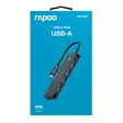 RAPOO UCH-4001 USB-C USB-HUB/JAKAJA - USB-jakajat ja muistikortinlukijat - 6940056114167 - 4