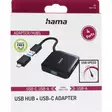 HAMA 4-PORTTINEN USB-JAKAJA / HUB - USB-jakajat ja muistikortinlukijat - 4047443436887 - 2