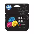 HP 302XL / 304XL KOLMIVÄRIPATRUUNA - HP-mustesuihkuvärit - 199764139627 - 1