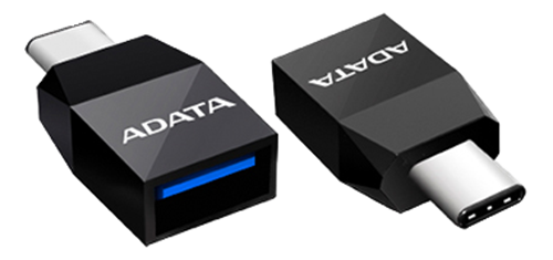 ADATA USB-A - USB-C ADAPTERI, MUSTA - Adapterit ja jakajat - 4712366969087 - 1