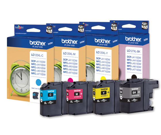 BROTHER LC127XL/LC125XL MUSTEPATRUUNA - Brother-mustesuihkuvärit - 5014047563447 - 1