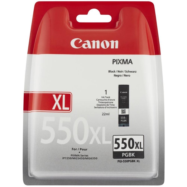 CANON PGI-550PGBK XL MUSTA VÄRIPATRUUNA - Canon-mustesuihkuvärit - 8714574584287 - 1