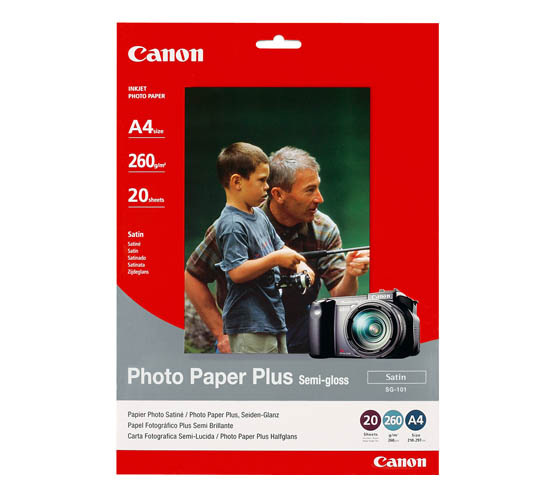 CANON SG-201 A4/20 VALOKUVAPAPERI 260G - Valokuvapaperit - 4960999405377 - 1