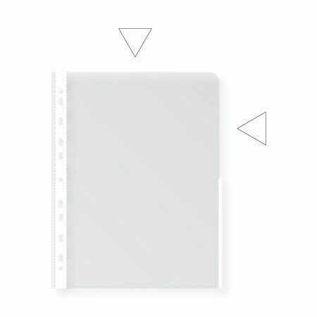 HOBBYOFFICE SIGNAALITASKU A4 PP KIRKAS - Muovitaskut - 6438224245107 - 1