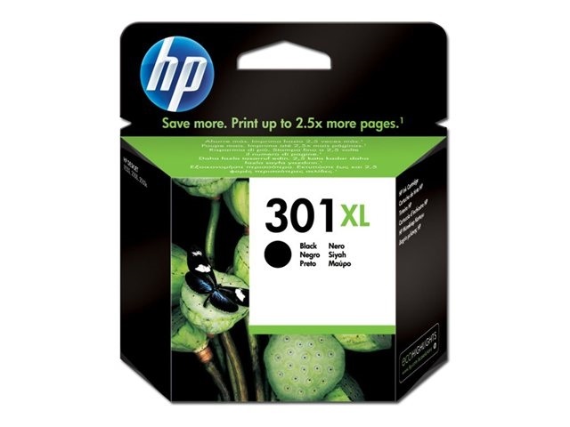 HP 301XL MUSTA VÄRIPATRUUNA - HP-mustesuihkuvärit - 884962894477 - 1