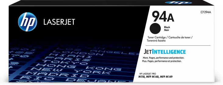 HP CF294A 94A MUSTA LASERVÄRIKASETTI - HP-laservärit - 192545654487 - 1