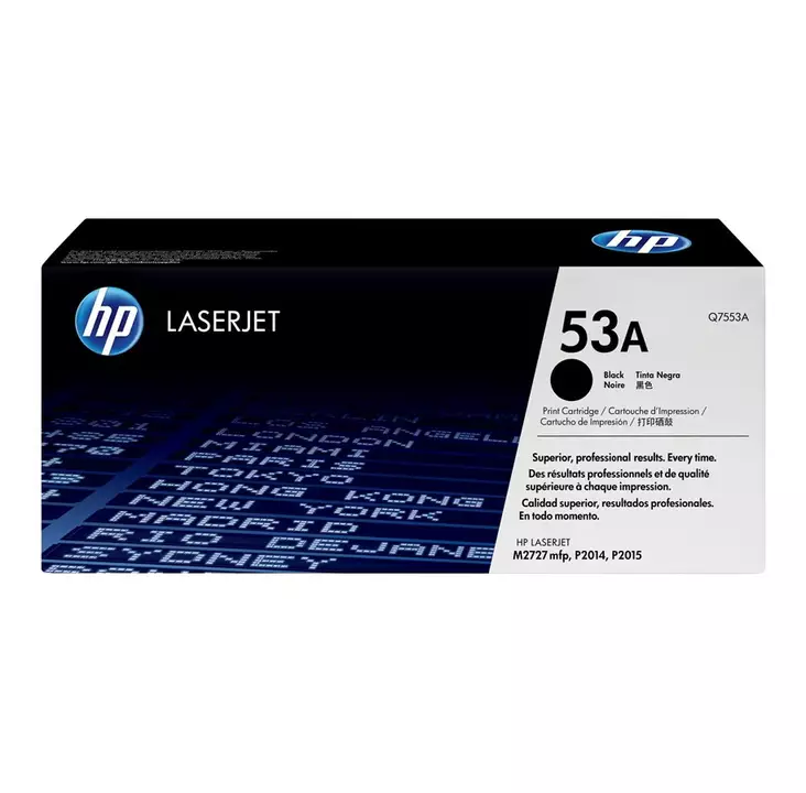 HP Q7553A 53A MUSTA LASERVÄRIKASETTI - HP-laservärit - 882780389267 - 1