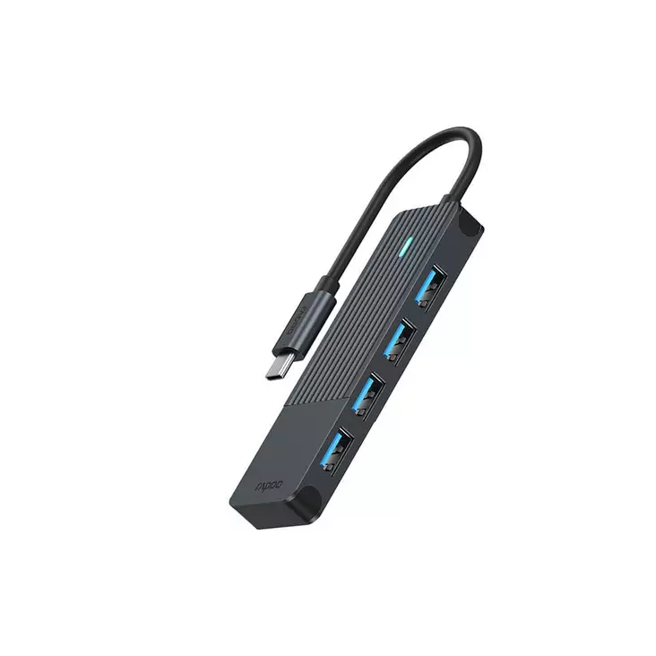 RAPOO UCH-4001 USB-C USB-HUB/JAKAJA - USB-jakajat ja muistikortinlukijat - 6940056114167 - 1