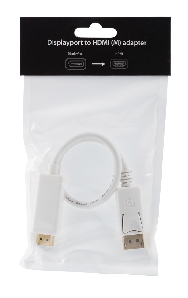 WAVE DISPLAYPORT-HDMI-ADAPTERI 25 CM - Adapterit ja jakajat - 6418312122657 - 1