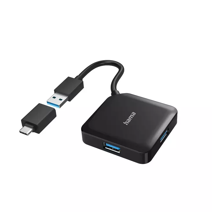 HAMA 4-PORTTINEN USB-JAKAJA / HUB - USB-jakajat ja muistikortinlukijat - 4047443436887 - 1