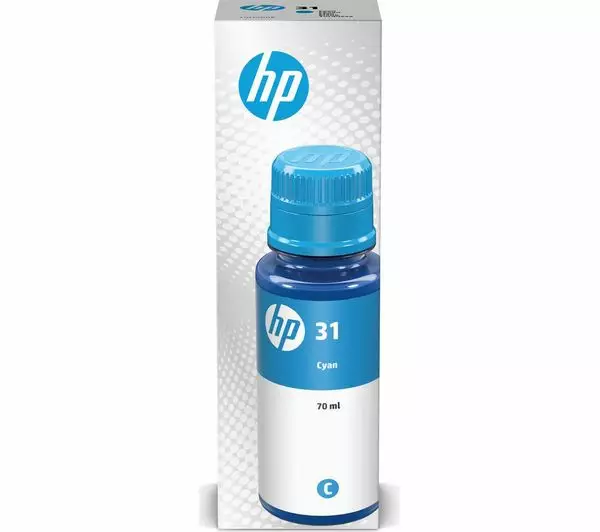 HP 31 SMART TANK MUSTEPULLO, SYAANI - HP-mustesuihkuvärit - 191628349487 - 1