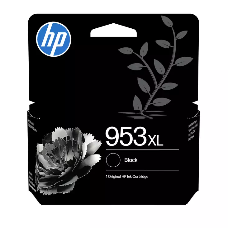 HP 953XL MUSTA / BLACK VÄRIPATRUUNA - HP-mustesuihkuvärit - 199764693907 - 1