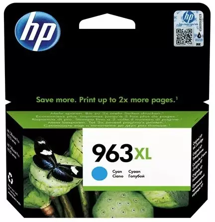HP 963XL CYAN VÄRIPATRUUNA - HP-mustesuihkuvärit - 192545866507 - 1