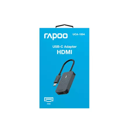 RAPOO UCA-1004 USB-C - HDMI ADAPTERI - Adapterit ja jakajat - 6940056114068 - 2