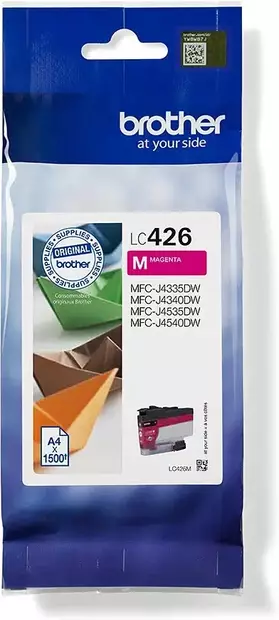 BROTHER LC426M MAGENTA VÄRIPATRUUNA - Brother-mustesuihkuvärit - 4977766809498 - 1