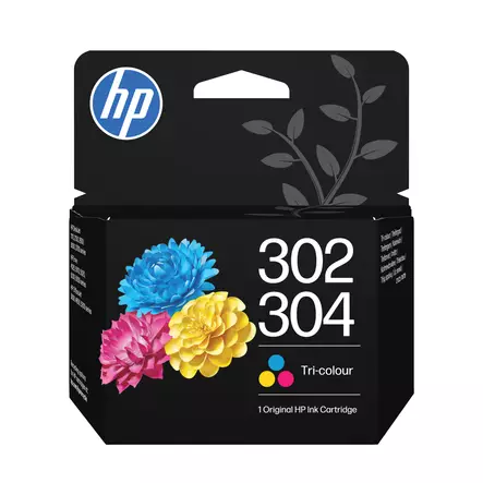 HP 302 / 304 KOLMIVÄRIMUSTEPATRUUNA - HP-mustesuihkuvärit - 199764139528 - 1