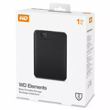 WD ELEMENTS 1TB ULKOINEN KIINTOLEVY - Ulkoiset kiintolevyt - 718037855448 - 1