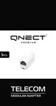 QNECT RJ-45 JATKOADAPTERI 8P8C - Adapterit ja jakajat - 5706470091788 - 2