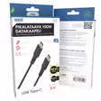 WAVE PIKALATAAVA USB-C DATAKAAPELI 100W - Lataus- ja datakaapelit - 6418312171518 - 1