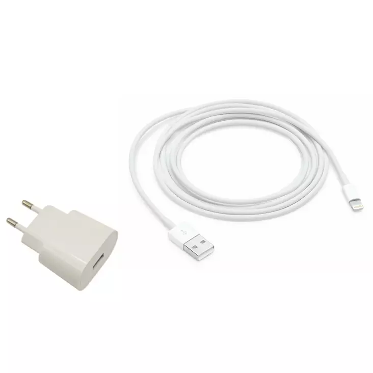 ENJOY APPLE LIGHTNING VERKKOLATURI 2.4A - Verkkolaturit - 6438195014108 - 1