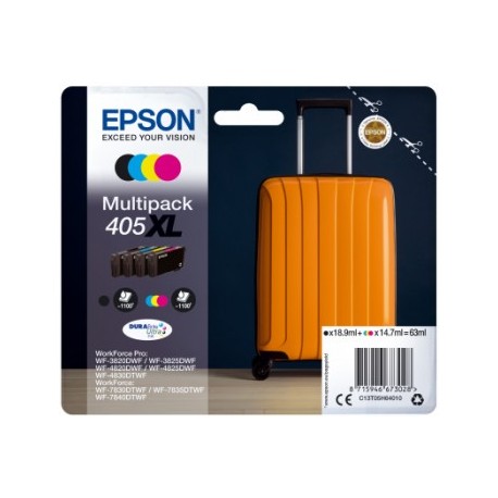 EPSON 405XL MULTIPACK NELIVÄRIPAKKAUS - Epson-mustesuihkuvärit - 8715946673028 - 1