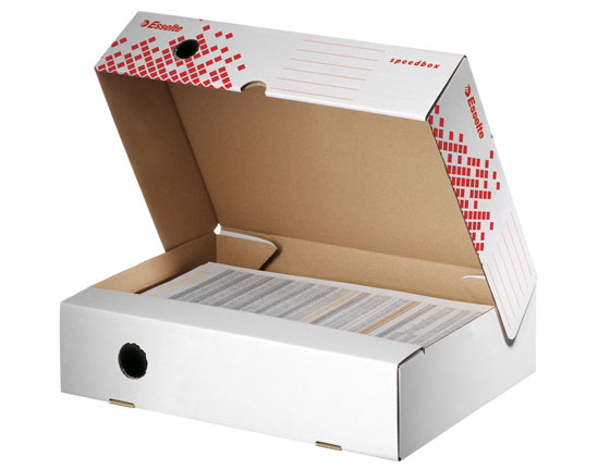 ESSELTE SPEEDBOX PÄÄLTÄ AVATTAVA 80MM - Arkistokotelot - 4049793026008 - 1
