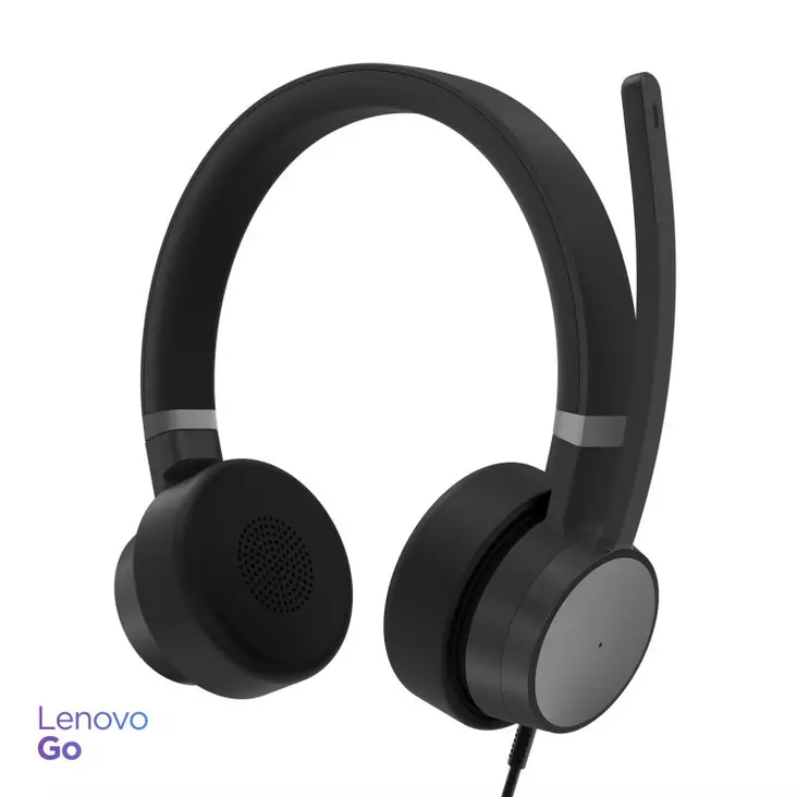 LENOVO GO WIRED ANC LANGALLINEN HEADSET - Headsetit - 195890370088 - 1