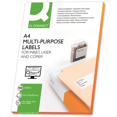 Q-CONNECT MONITOIMITARRA 210 X 148.5 MM - Tarra-arkit - 5705831106628 - 1