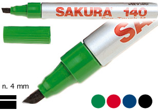SAKURA PEN-TOUCH 140 M 4,0MM SININEN - Merkintäkynät - 84511344488 - 1