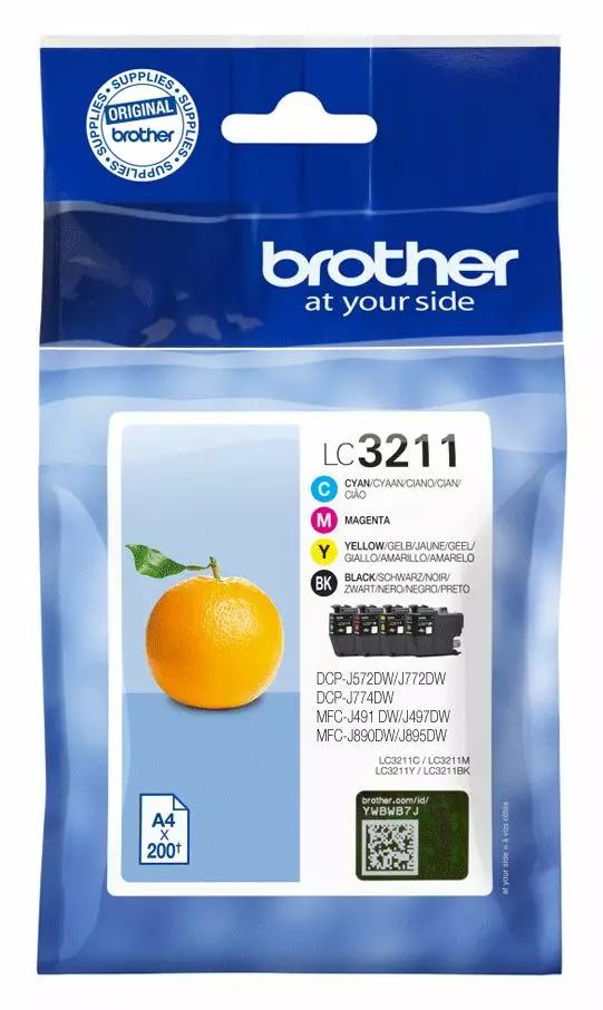 BROTHER LC3211VAL NELIVÄRIPAKKAUS - Brother-mustesuihkuvärit - 4977766780148 - 1