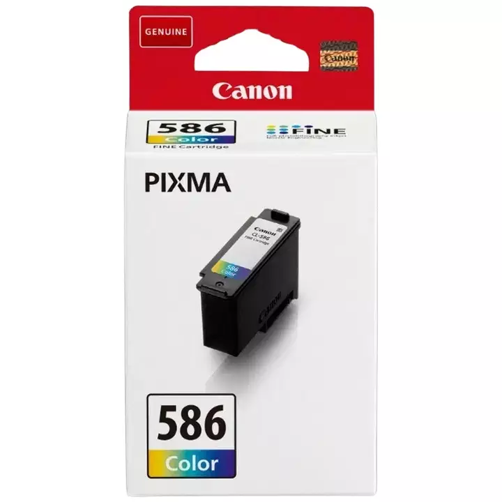 CANON CL-586 KOLMIVÄRIMUSTEPATRUUNA - Canon-mustesuihkuvärit - 4549292223408 - 1