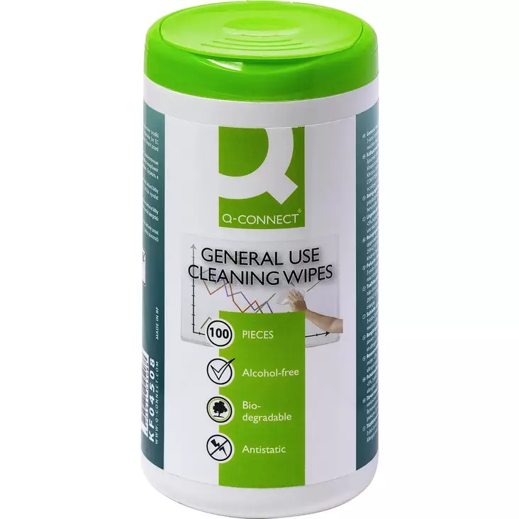 Q-CONNECT YLEISPUHDISTUSPYYHE 100 KPL - Paineilma ja puhdistusliinat - 5705831045088 - 1