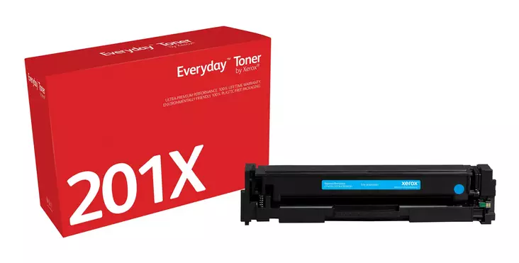XEROX EVERYDAY HP 201X CF401X CYAN - HP-laservärit - 095205894318 - 1