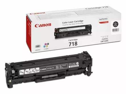CANON 718 MUSTA LASERVÄRIKASETTI - Canon-laservärit - 4960999628639 - 1
