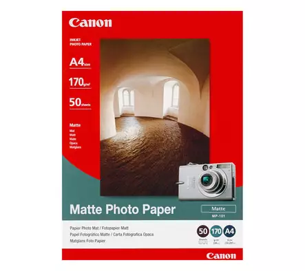 CANON MP-101 MATTA A4 VALOKUVAPAPERI - Valokuvapaperit - 4960999174839 - 1