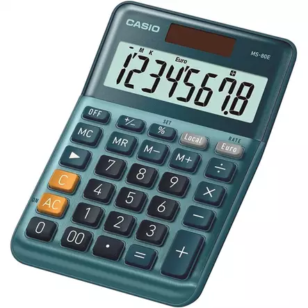 CASIO MS-80E 8-NUMEROINEN PÖYTÄLASKIN - Laskimet - 4549526609909 - 1